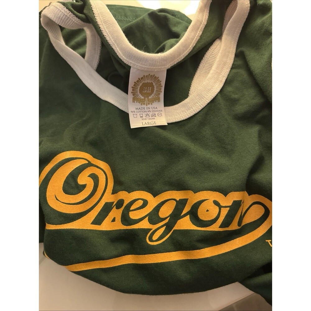 University Of Oregon Ducks Women's Juniors Lounge Casual Tank Top Slim Fit - Picture 4 of 11